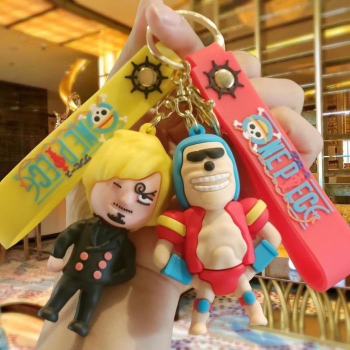 Wholesale Cute 3D Doll Silicone Keychain JDC-KC-MingT147