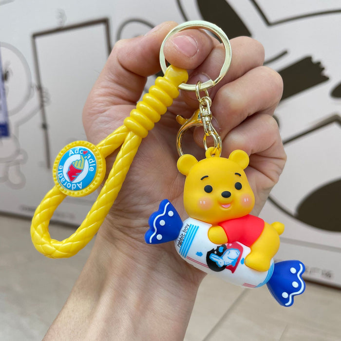 Wholesale Keychain Cartoon Doll Couple Bag Pendant Car Keychain Cute Small Gift Wholesale