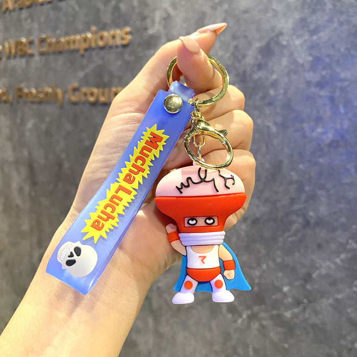 Wholesale  Animation Mga Animation Keychain Cartoon Toe Bag Pendant Key Chain Gift