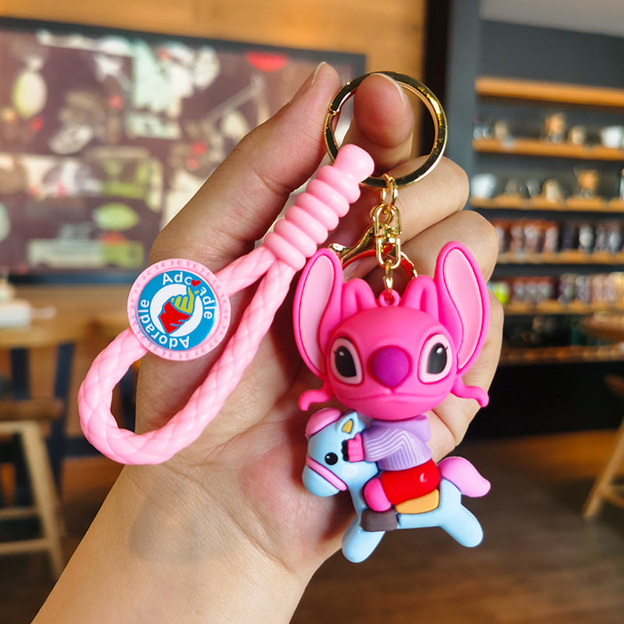 Wholesale Cartoon Doll Silicone Keychain JDC-KC-Tingm225