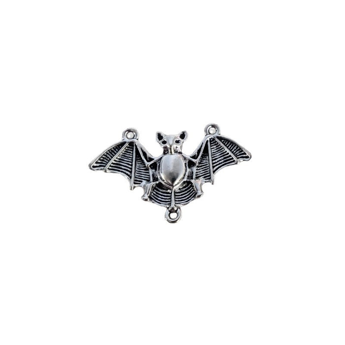Wholesale DIY Zinc Alloy Jewelry Accessories Retro Bat Halloween Earrings Necklace Keychain
