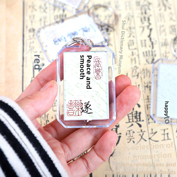 Wholesale Keychain pendant cultural and creative keychain accessories gifts
