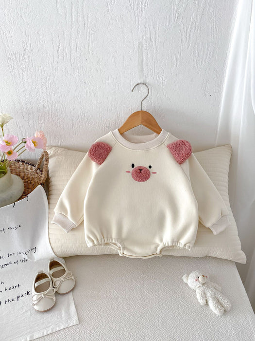 Wholesale Bear Warm Thickened Baby Romper Clothes JDC-BC-WeiNiS030