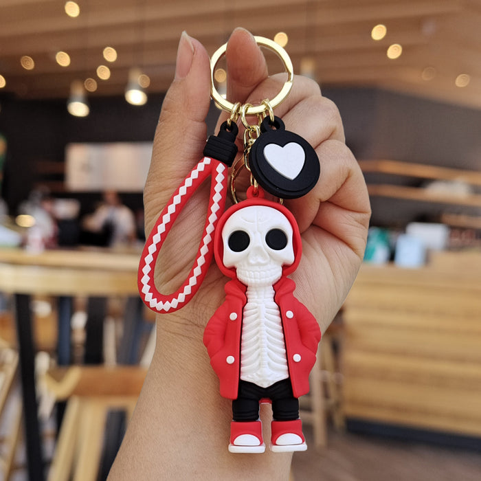 Wholesale Cartoon Silicone Doll Keychain JDC-KC-ZhuoRan030