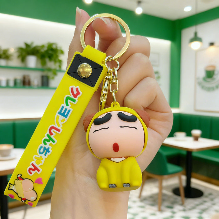 Wholesale Silicone Keychain Cartoon Car Key Accessory Boutique Gift for Fans