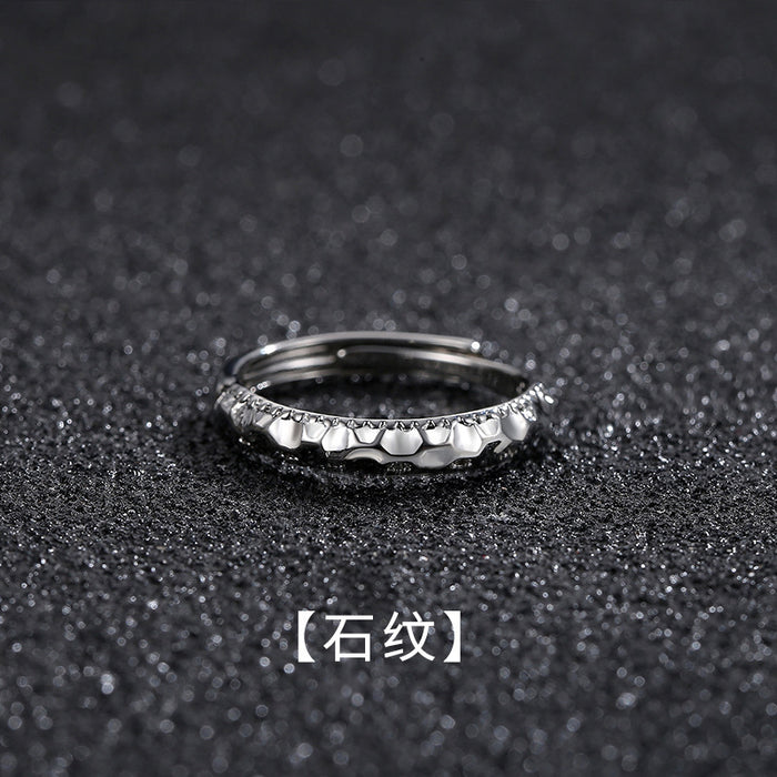 Wholesale Vintage Distressed Copper Men S Adjustable Stacking Rings Pixiu Möbius Design Everyday Fashion Accessory