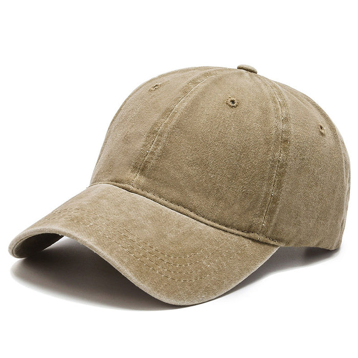 Wholesale Washed hat, vintage baseball cap, outdoor sun shading duckbill cap