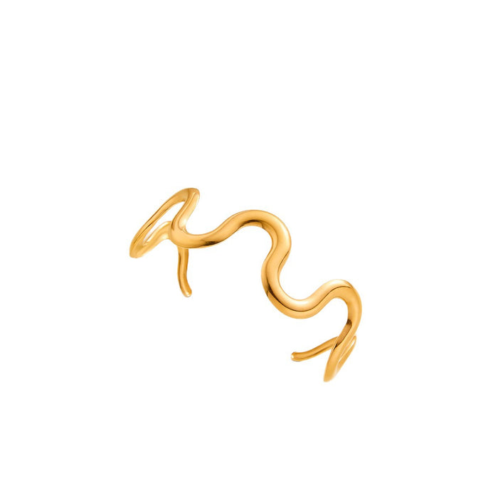 Wholesale Titanium steel wave-shaped bracelet