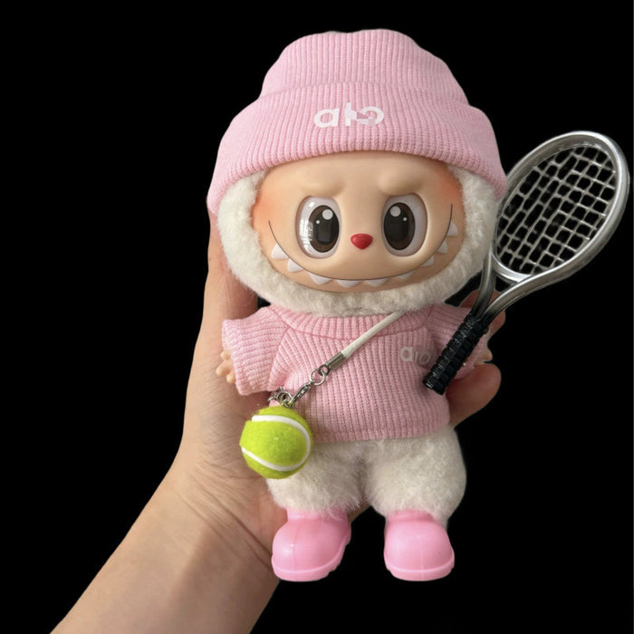 Wholesale First,  Second and Third Generation  Doll Clothes Knitted Alo Same Style  Tennis Glasses Sports Suit Sitting Party