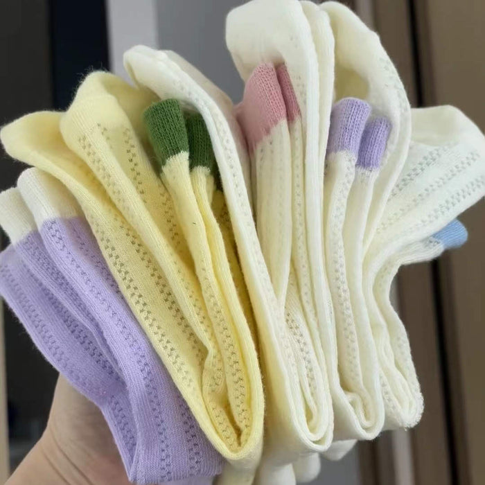 Wholesale Socks made of transparent glass fiber, breathable crystal socks, mesh socks