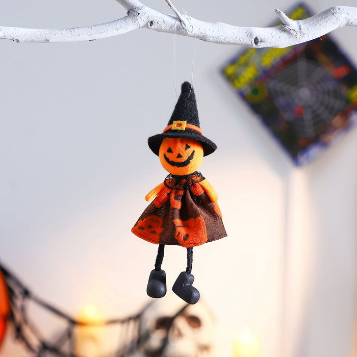 Wholesale  Decorations Ghost Festival Pumpkin Ghost Witch Doll Party Doll Pendant Pendant