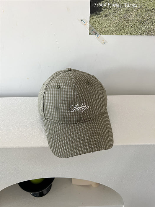 Wholesale Letter Embroider Soft Top Baseball Cap for Women Spring and Summer Trend