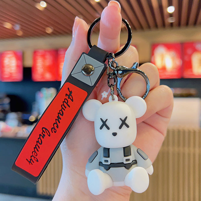 Wholesale Cartoon Silicone Doll Keychain JDC-KC-MingT044