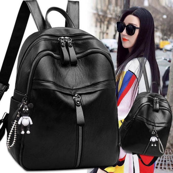 Wholesale Backpack New Small Backpack Trendy Bag Versatile Women's Soft Leather Large Capacity Fashion Backpack