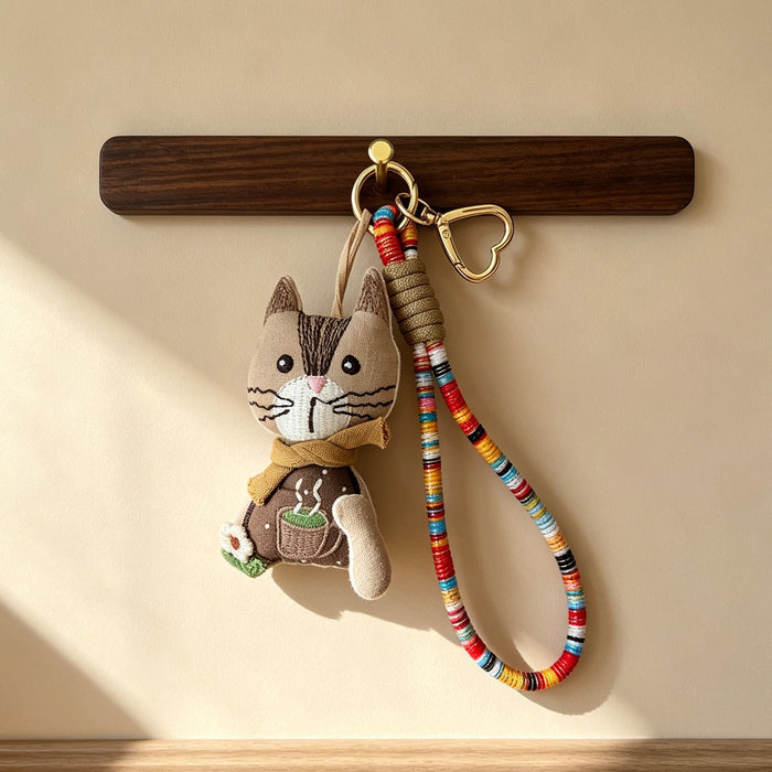Wholesale Vintage Cute Cartoon Cloth Keychain Bag Charm Accessory