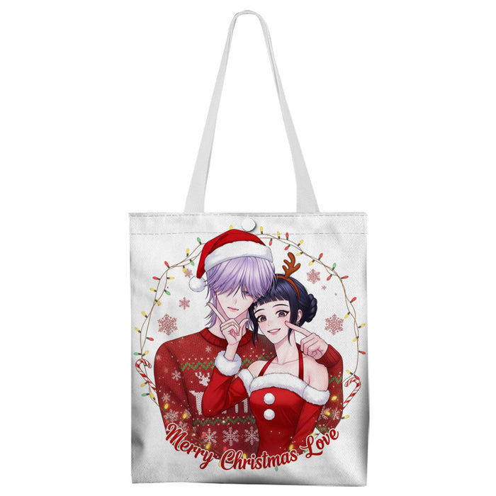 Wholesale KPOP Christmas Cartoon Merchandise Canvas Shoulder Bag