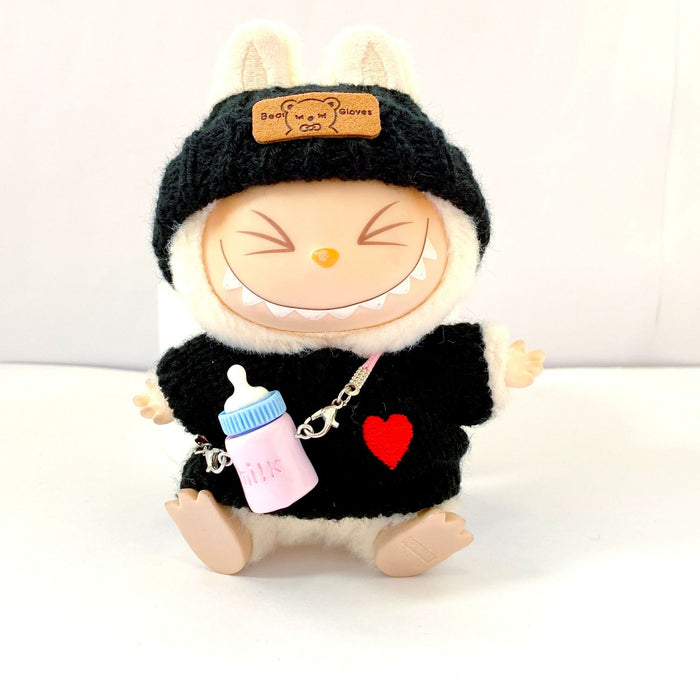 Wholesale Wear red heart sweater with letters and a hat,  a little bear knitted hat,  and a baby clothes