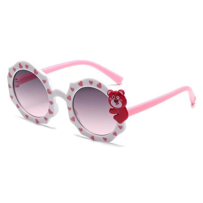 Wholesale Children's sunglasses, UV resistant baby glasses, boys' cartoon sunglasses, designed for taking photos and shading