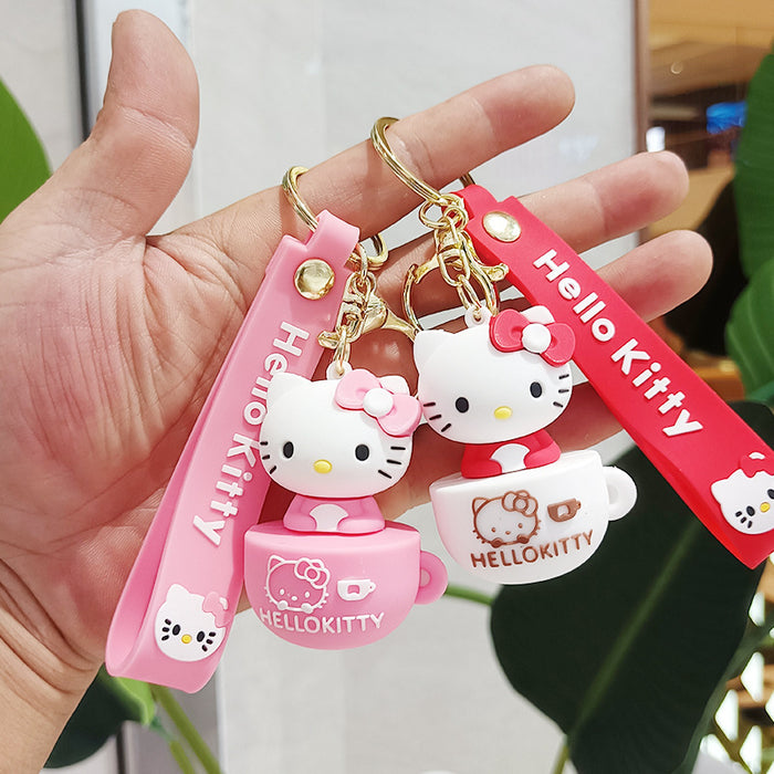 Wholesale Cartoon Silicone Anime Keychain JDC-KC-YiChang031