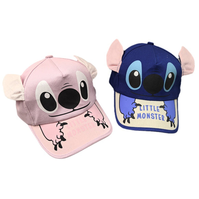 Wholesale Children's baseball cap anime cartoon cute ear duckbill cap children's sun hat