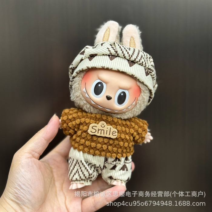 Wholesale Doll Clothes 17cm Pendant Plush Doll Replacement Set