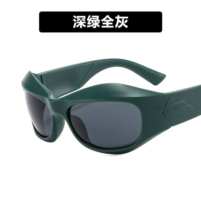 Wholesale Alien curved technology sunglasses trendy sunglasses sunglasses sunglasses