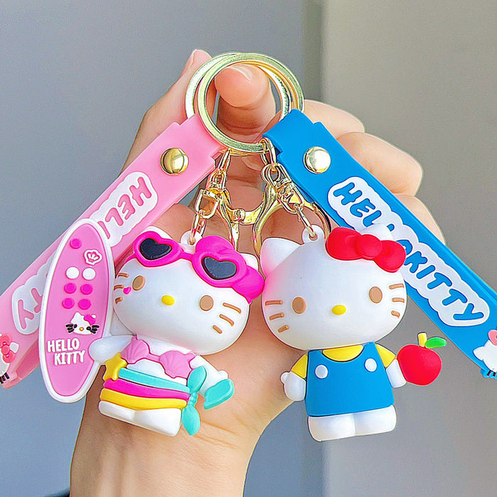 Wholesale Cute cartoon cat keychain
