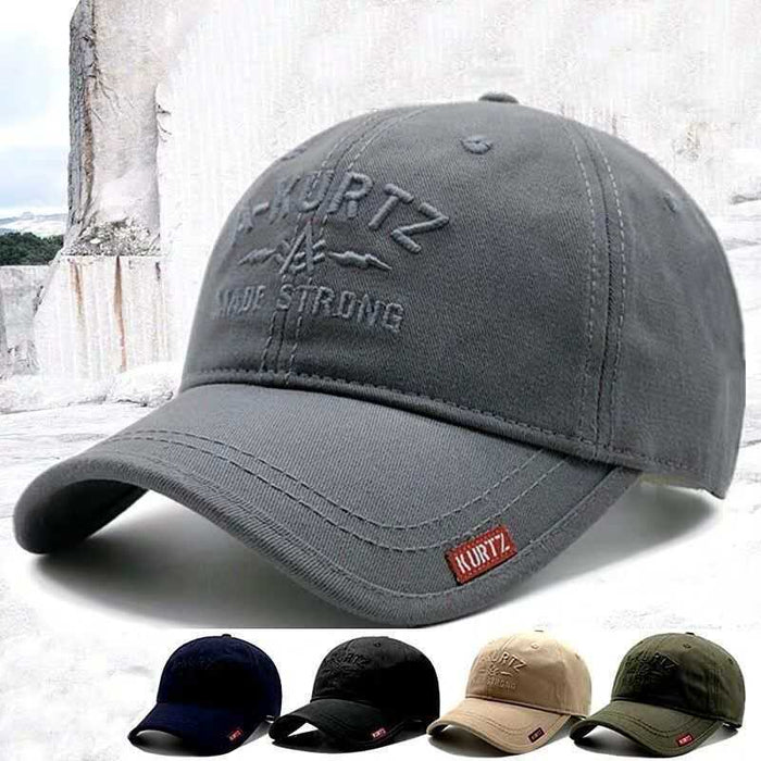 Wholesale Tourist hat, baseball cap, embroidered outdoor sports and leisure, simple and versatile, sun shading and sun protection, pure cotton