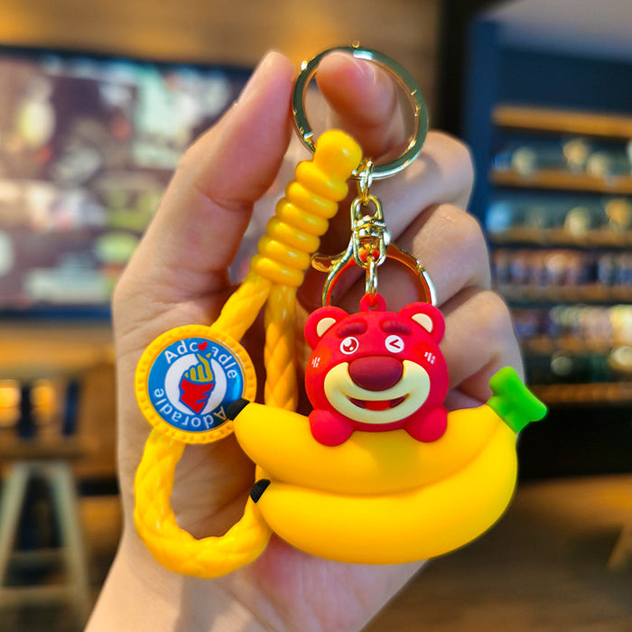 Wholesale Cartoon Doll Silicone Keychain JDC-KC-Tingm269