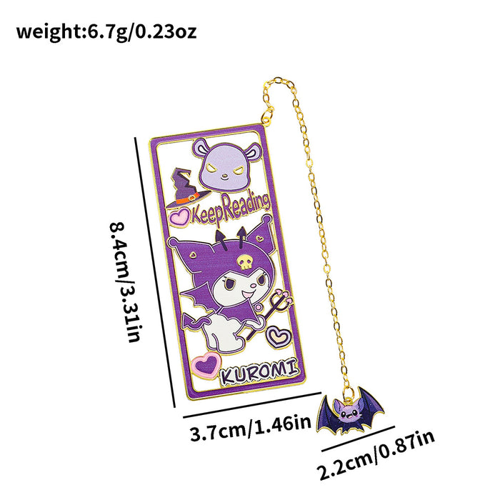Wholesale Hollow Metal Creative Cute Cartoon Reading Bookmark