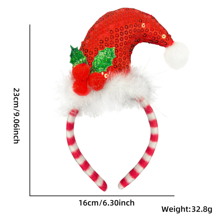 Wholesale Christmas Decorative Headband Elf Hat Headwear Party Supplies  Leg Headband