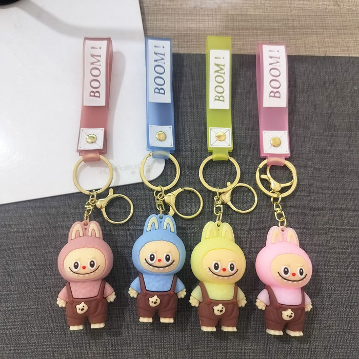 Wholesale Cartoon keychain pendant, couple's bag decoration, exquisite car keychain, cute small gift wholesale