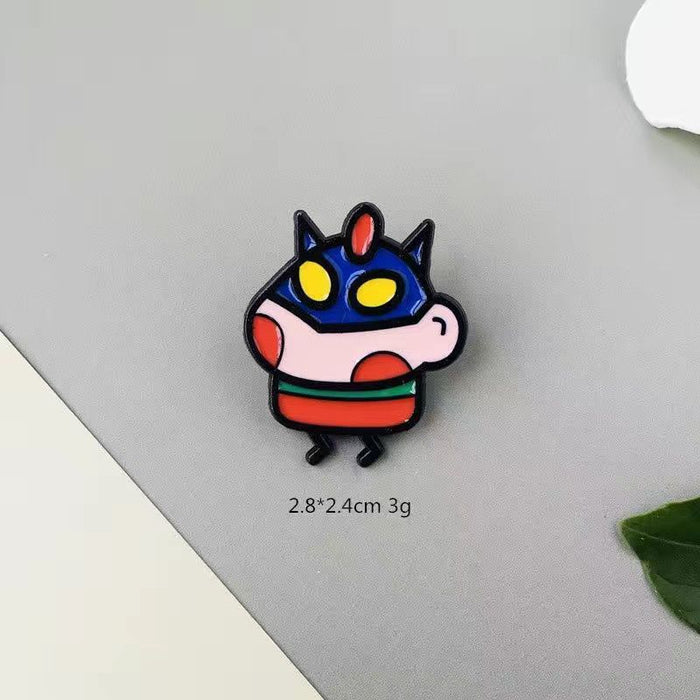 Wholesale Cute Cartoon Brooches Creative Metal Decorations Accessories Clothing Pendants Jewelry