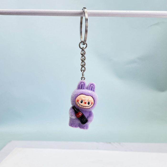 Wholesale Plush Coke Bottle Keychain Pendant Accessories Car Desktop Small Ornament