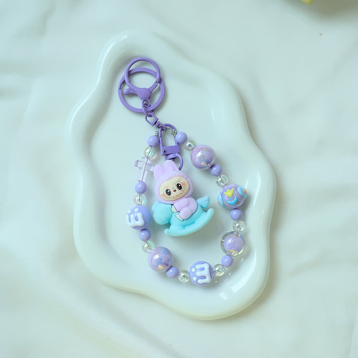 Wholesale Internet Celebrant Cross-border Trojan  Keychain Doll Pendant Cute Three-dimensional Cute Grain Tide Play Blind Box Bag Hanging Ornaments