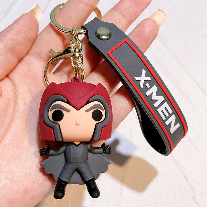 Wholesale Hero Cartoon Bag Pendant Car Keychain