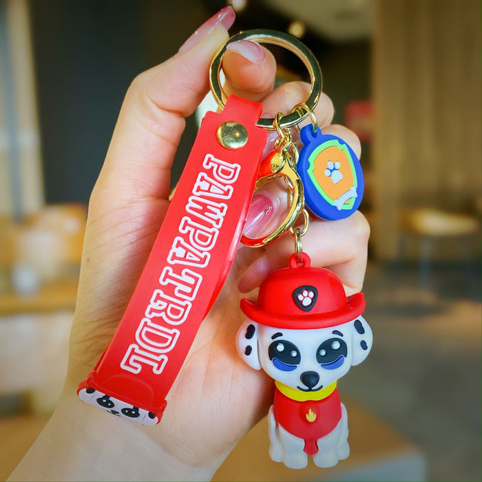 Wholesale Silicone Cartoon Doll Keychain JDC-KC-MingT161