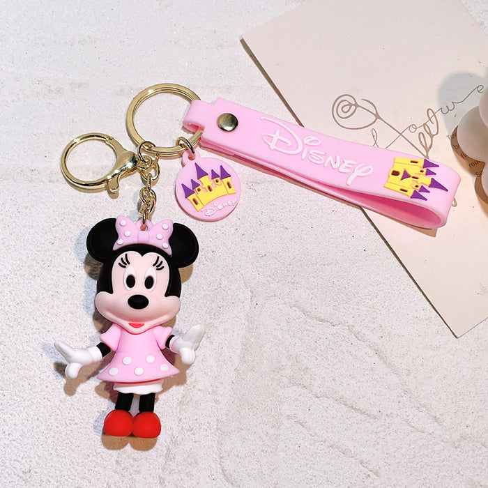 Wholesale Christmas Cartoon Anime Silicone Keychain JDC-KC-Qiwei034