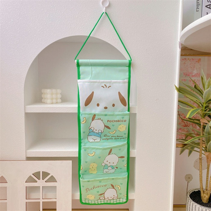 Wholesale Cartoon hanging bag storage wall hanging bag ugly fish dormitory sundries storage bag