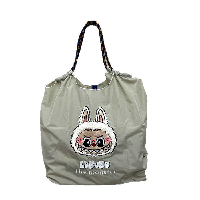 Wholesale Cute waist bag embroidered waterproof nylon crossbody bag versatile casual shoulder bag daily handbag