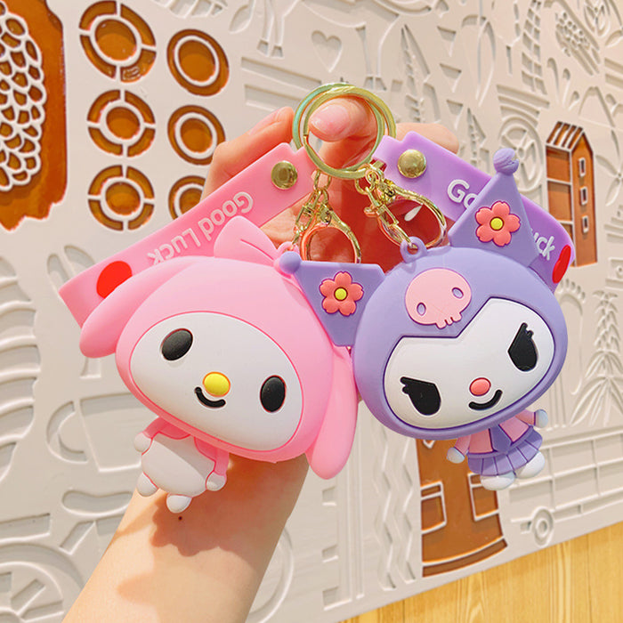 Wholesale   Cartoon Coin Purse Car Keychain Hanging Backpack Wholesale Doll Pendant Key Chain Jewelry