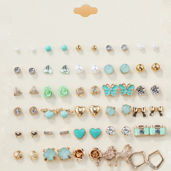 Wholesale Multiple Pairs of Bow Flowers Earrings