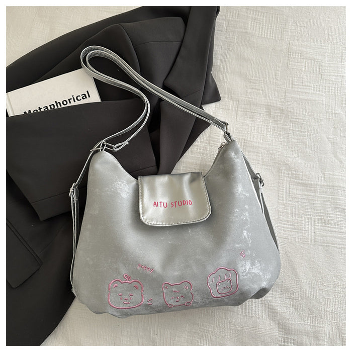 Wholesale New cute and stylish niche fashion, simple commuting texture, versatile single shoulder backpack