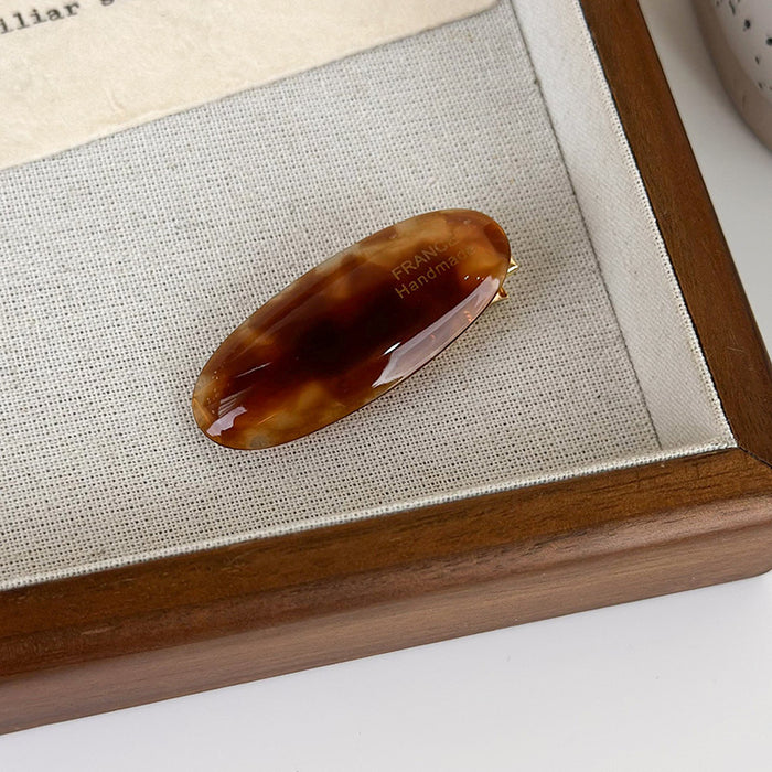 Wholesale  Oval small size hairpin women's retro forehead broken hair bangs duckbill clip