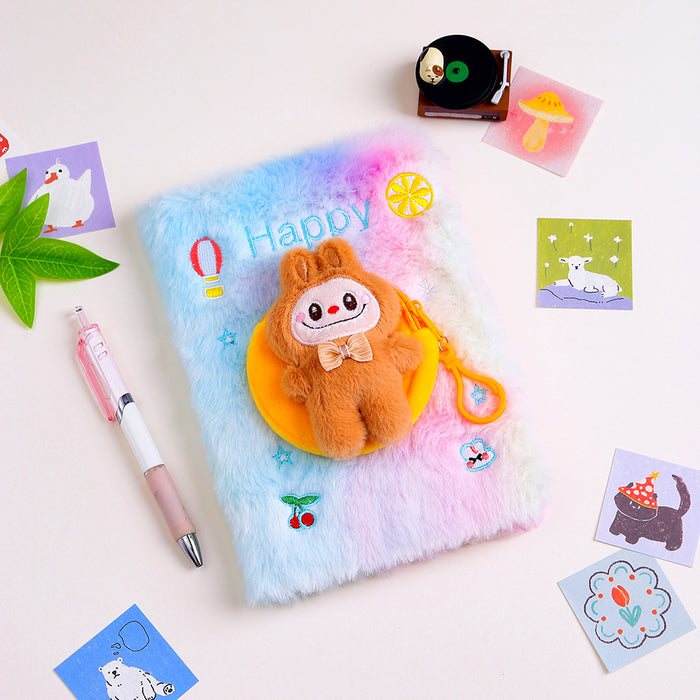 Wholesale Cute Cartoon Plush Notebook Creative Coin Purse