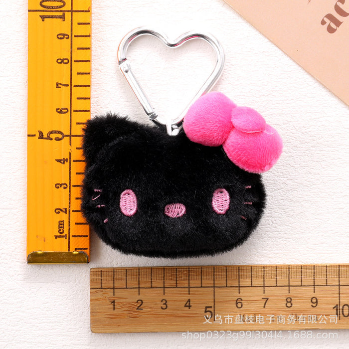 Wholesale Cute plush keychain bag charm made of PP cotton