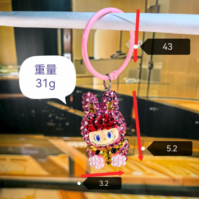 Wholesale Resin jewelry keychains car pendants dolls