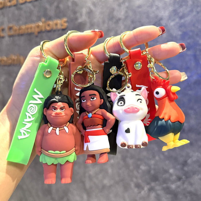 Wholesale Ocean Cartoon Pendant Car Keychain Accessories Small Gift