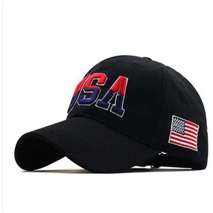 Wholesale Embroidered baseball cap with the letters USA