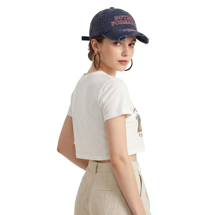 Wholesale Chic Vintage Baseball Cap with Letter Embroidery Sun Protection Unisex Summer Gift